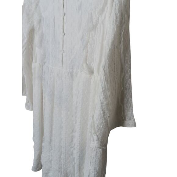 New without tags POL Clothing Womens Run Down Lace Mini Dress White SZ S - Picture 11 of 13